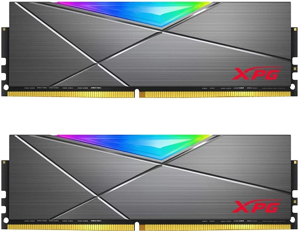 XPG Spectrix D50 32GB (16X2) RGB DDR4 3200Mhz CL16 1.35V AX4U320016G16A-DT50 Dual Kit Ram