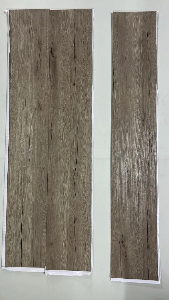 Renkli Duvarlar Kendinden Yapışkanlı Silinebilir Koyu Kılçıklı Gri Parlak PVC Esnek Zemin Yer Duvar Döşeme Parke - Resim 2