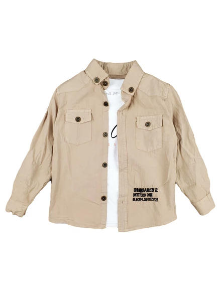 Erkek Çocuk Tişört Gömlek Takım DSQUARED - 5