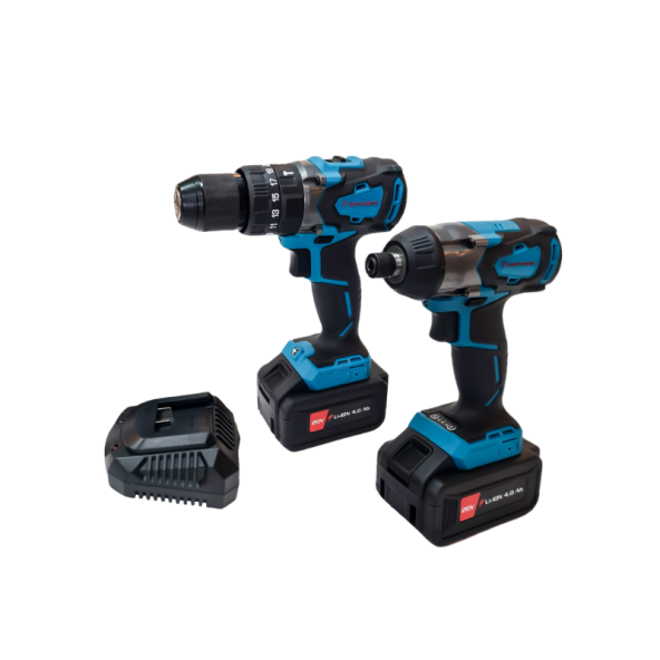 Catpower 4101/4102 Akülü Darbeli Vidalama Ve Akülü Torklu Vidalama Seti 2 Adet 4.0 Ah Akü + Şarj Cihazı ürün görseli