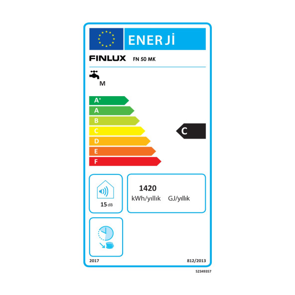 Finlux FN 50 MK 2000 W 50 lt Termosifon - 2