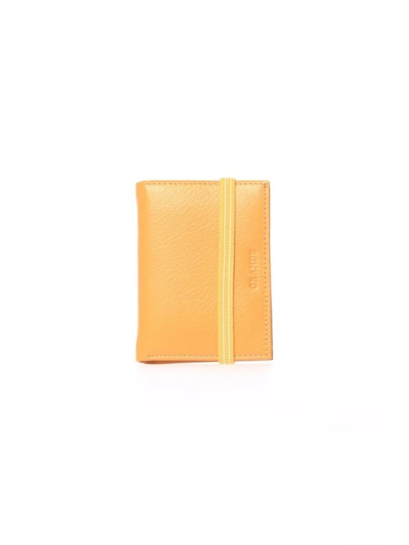 Grande Hakiki Deri Erkek Cüzdanı Sarı 325 ürün görseli 1