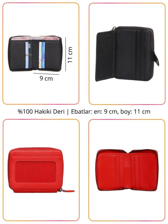 Grande Hakiki Deri Erkek Cüzdan Taba 739 - Resim 2