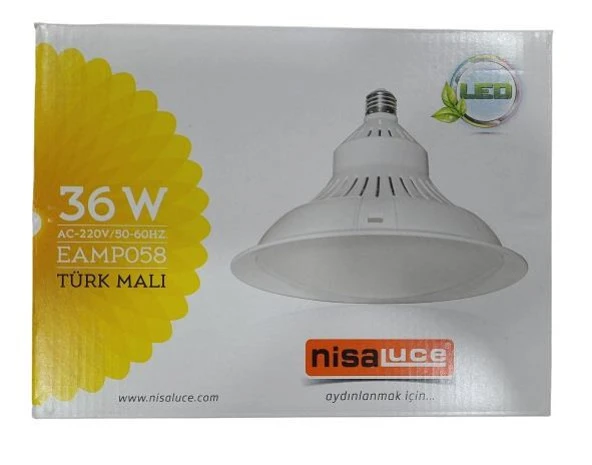 NisaLuce 36W Led Ampul 6400K Beyaz