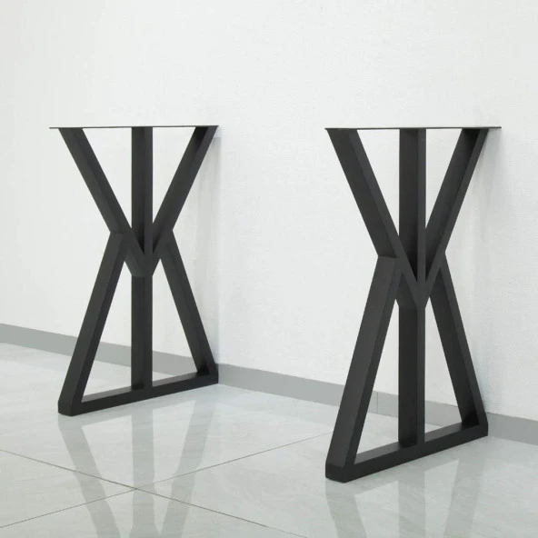 Retro Metal Masa Ayağı Çalışma Masası Ayağı - Resim 3