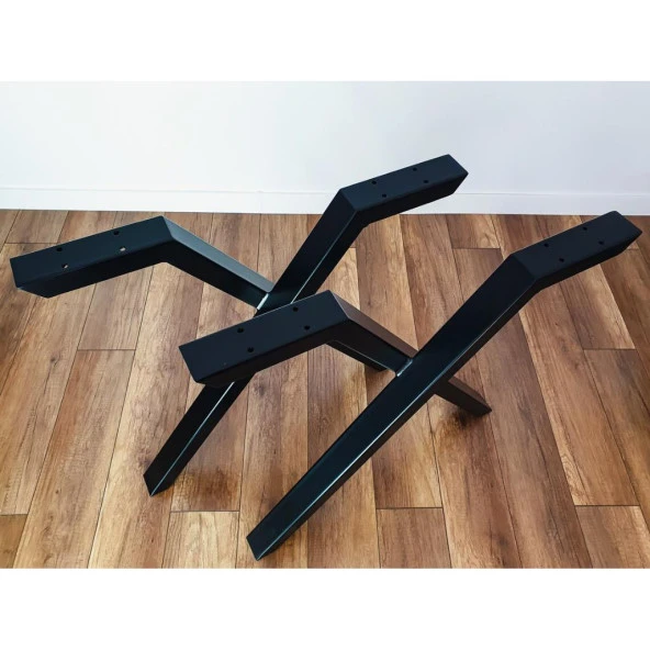 Çalışma Masası Ayağı Metal Masa Ayağı Fiyatı X Model Ayak - Resim 6