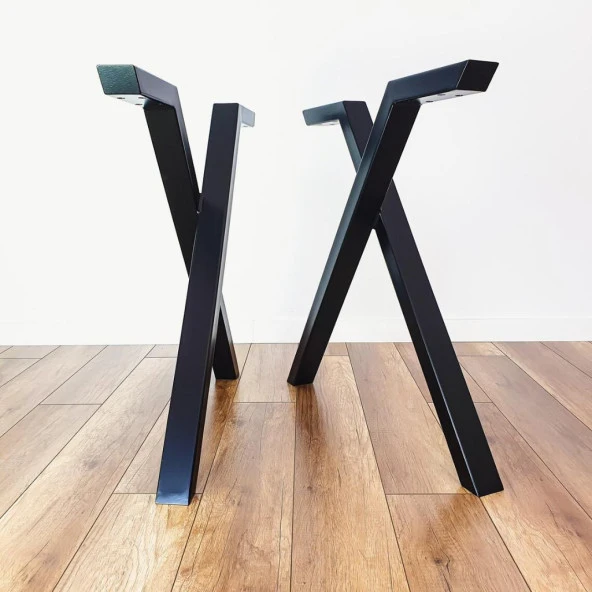Çalışma Masası Ayağı Metal Masa Ayağı Fiyatı X Model Ayak - Resim 8