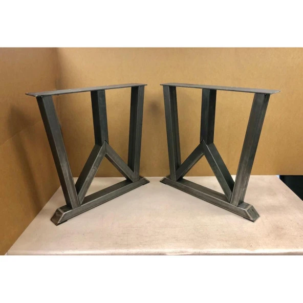 Masa Ayağı 71 Cm Çalışma Masası Ayağı Metal Tasarım Ayak - Resim 6