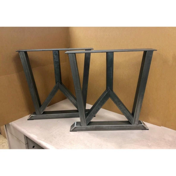 Masa Ayağı 71 Cm Çalışma Masası Ayağı Metal Tasarım Ayak - Resim 7