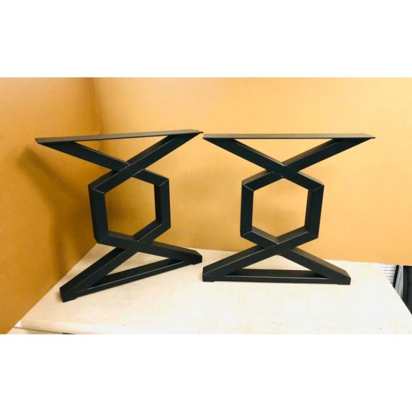 Ahşap Mobilya Ayağı Masa Ayağı Metal Yemek Masası Ayağı - Resim 3