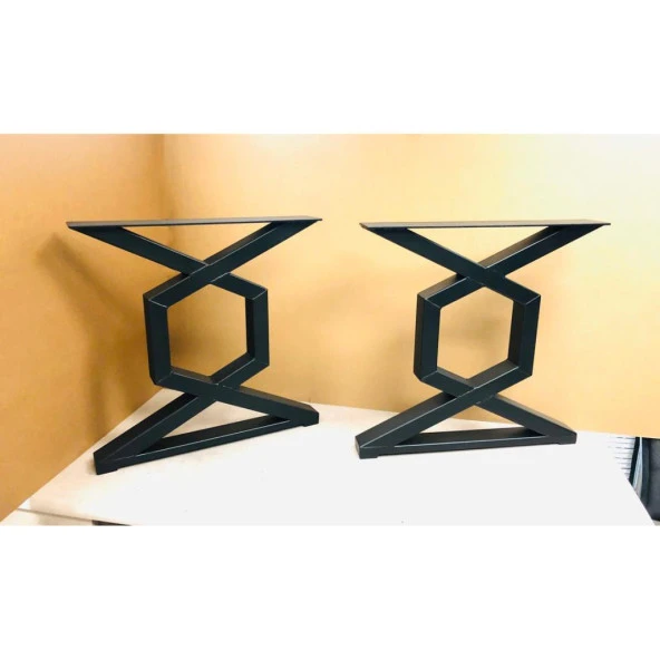 Ahşap Mobilya Ayağı Masa Ayağı Metal Yemek Masası Ayağı - Resim 4