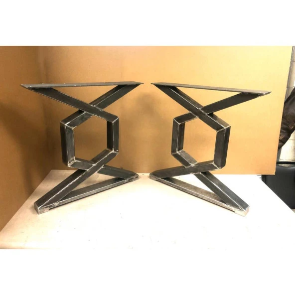 Ahşap Mobilya Ayağı Masa Ayağı Metal Yemek Masası Ayağı - Resim 6