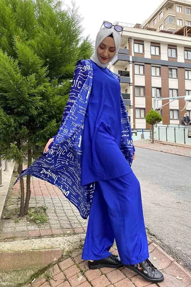 Moda Çizgi Tesettür Takım - 3