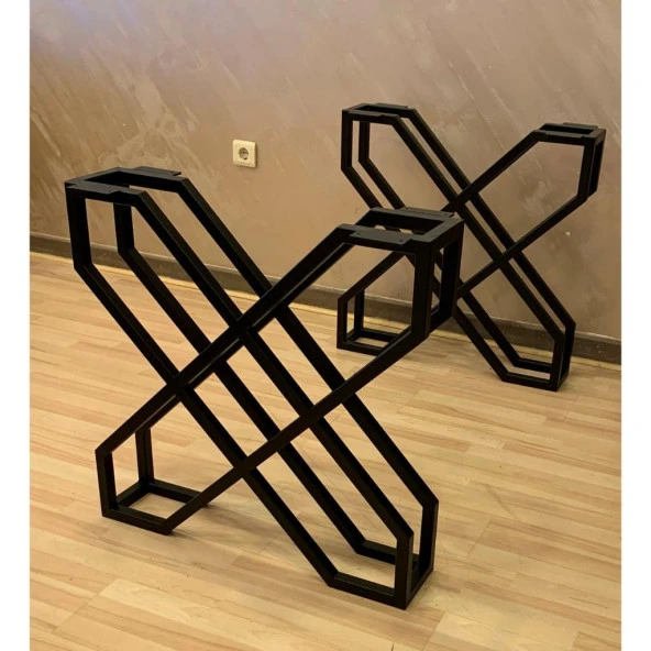 Metal Yemek Masası Ayakları Profil Masa Ayağı - Resim 4