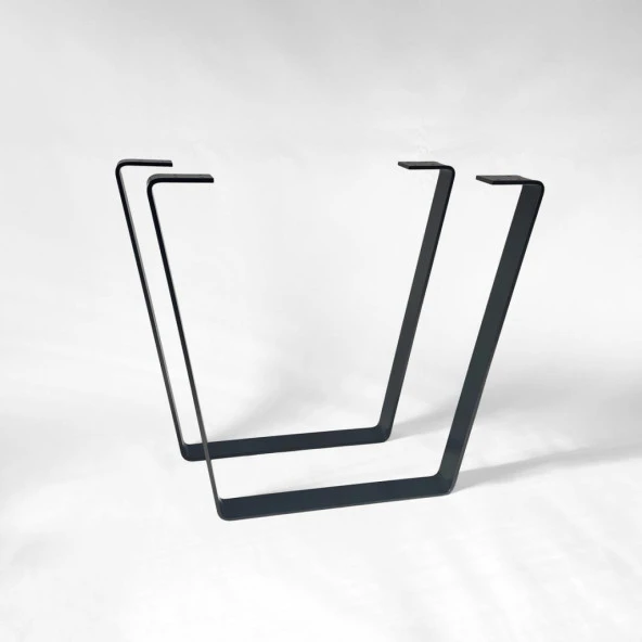 U Masa Ayağı Yemek Masası Ayağı Lama Tasarım Masa Ayağı - Resim 7