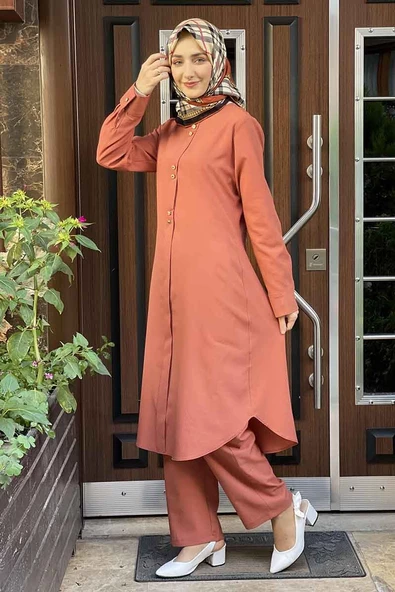 Moda Çizgi Tesettür Takım - 4