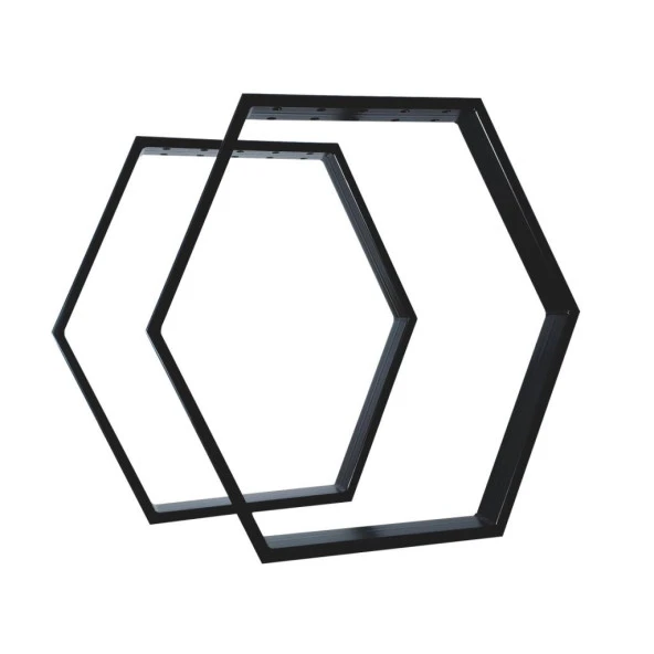 Retro Masa Ayakları Yemek Masası Ayağı Altıgen Metal Ayak ürün görseli 1