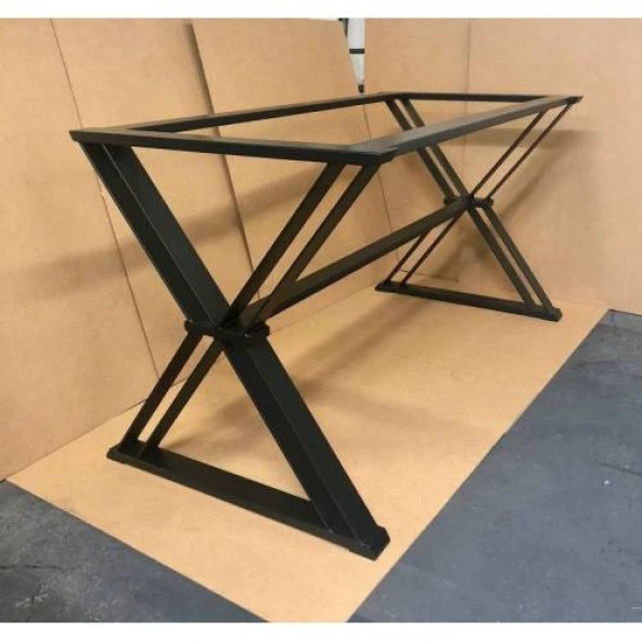 Demir Mobilya Ayağı Yemek Masası Metal Mutfak Masası - 2