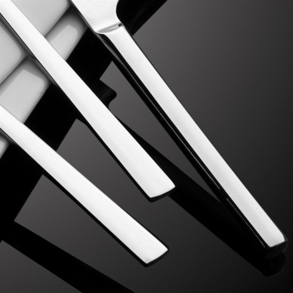 Emsan Sade Çubuk Model 72 Parça 12 Kişilik Kutulu Çatal Kaşık Bıçak Takımı - 3