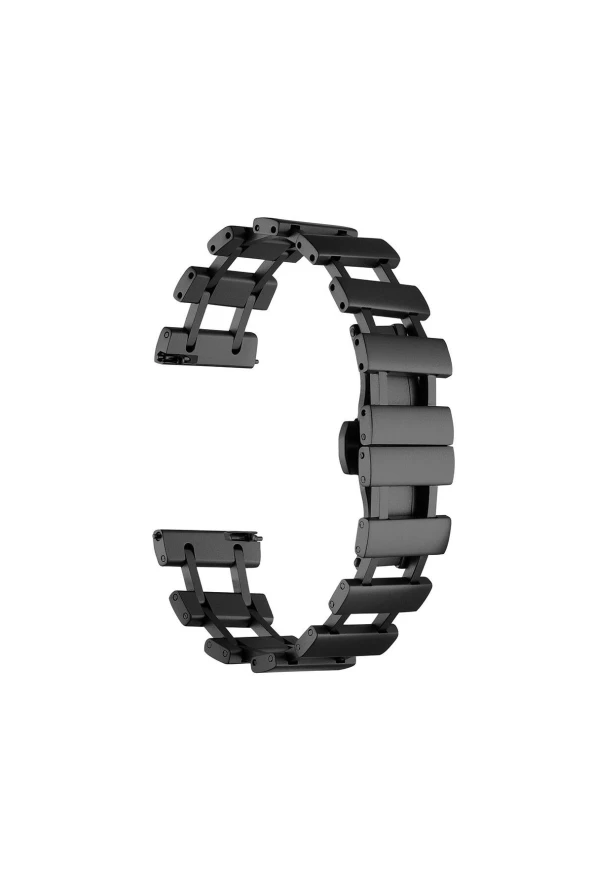 Galaxy Watch Uyumlu Fuchsia  46mm DNKR-05 22mm Metal Kordon - Resim 3