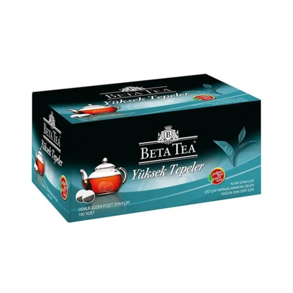 Beta Tea Yüksek Tepeler Demlik Çay 100 Adet 1 Paket