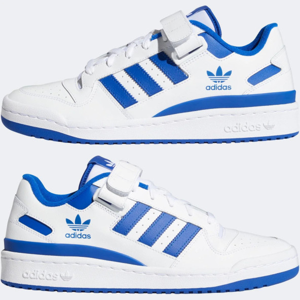 adidas Forum Low Unisex Beyaz Spor Ayakkabı beyaz/mavi