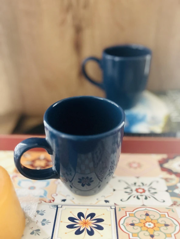 New Ege Blue 2 li Kupa Seti