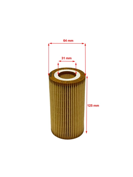 Volvo S80 II, V70 III (2.0GDI, 2.4D, 2.5T) 2007-2015 Yağ Filtresi - Resim 2