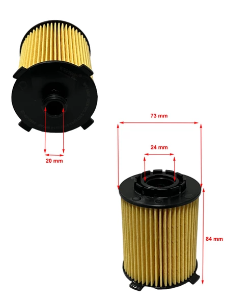 Volvo S60 II, V60 I (2.0D, 2.0T) 2014-2018 Yağ Filtresi - Resim 2