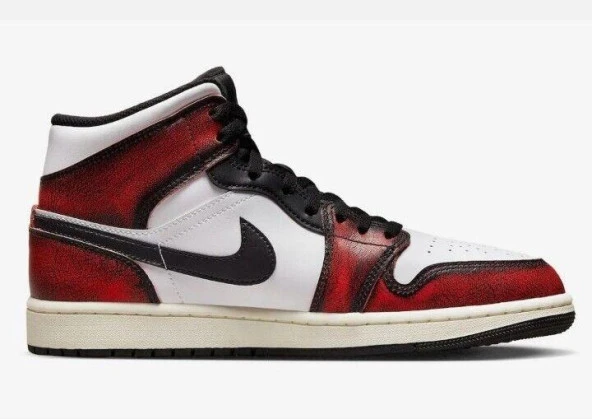 Nike Air Jordan 1 Mid Se Gs Black Infrared 23 (2022) Fb0568 006 - 2