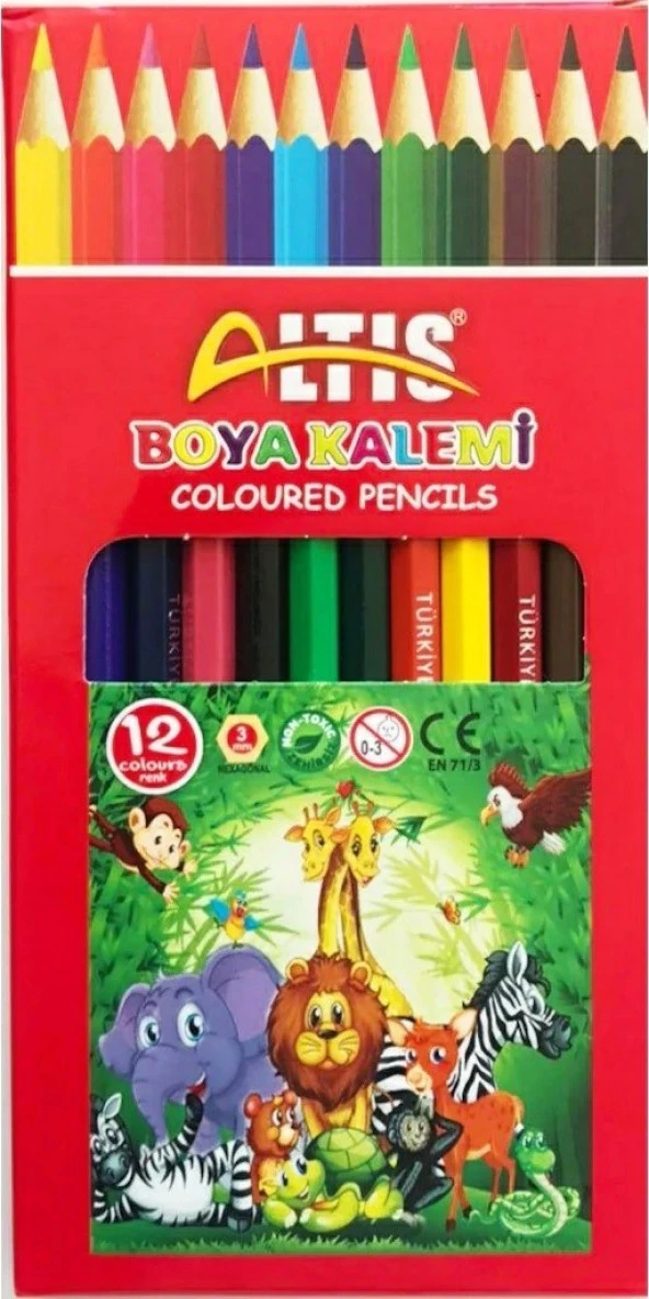 Altis 12 Renk Kuru Boya Tam Boy ürün görseli 1