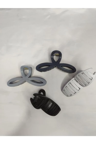 Kadın Sonsuzluk Model 4 Adet Büyük Boy 11 Cm Mandal Toka Seti - 3