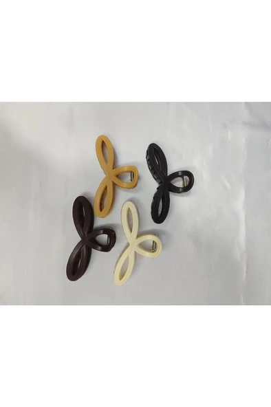 Kadın Sonsuzluk Model 4 Adet Büyük Boy 11 Cm Mandal Toka Seti - 5