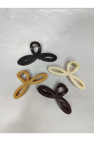 Kadın Sonsuzluk Model 4 Adet Büyük Boy 11 Cm Mandal Toka Seti - 4