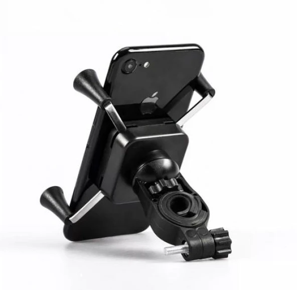 Xbyc 2084-2 360 Derece Dönebilen Bisiklet Ahtapot Telefon Tutucu Siyah - 2