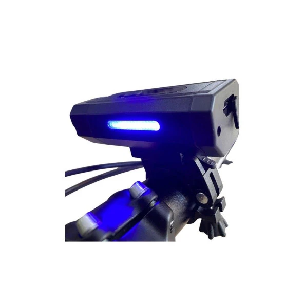 XBYC 6127 800 Lümen Bisiklet Ön Lamba Far Aydınlatma Usb Şarjlı Siyah - Resim 8