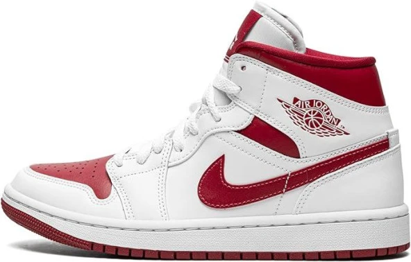 Nike Air Jordan 1 Mid Reverse Chicago (W) Spor Ayakkabı BQ6472-161