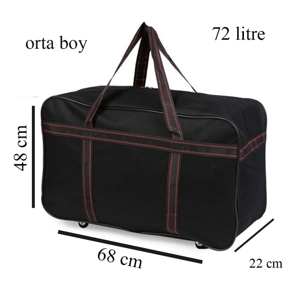 Bvlx Tekerlekli Askılı Taşıma Çantası - 7