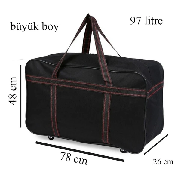 Bvlx Tekerlekli Askılı Taşıma Çantası - 8