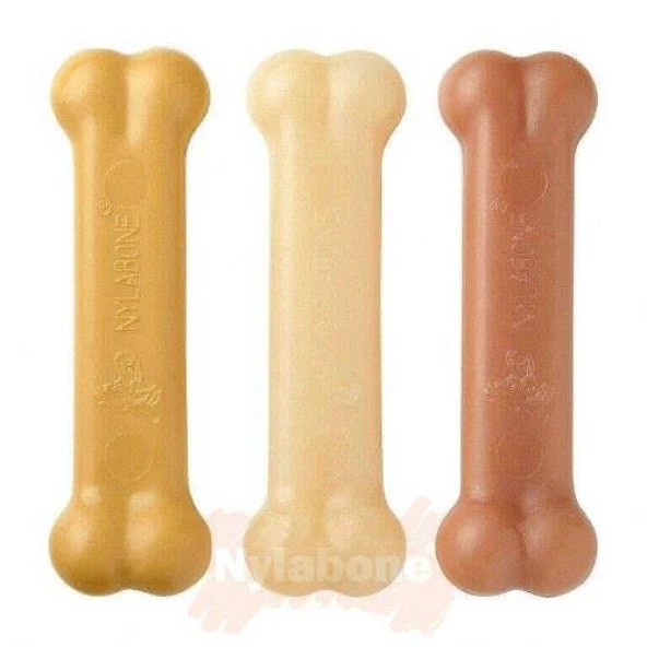 Nylabone Fıstık Ezmesi, Tavuk ve Domuz Pastırması Aromalı Köpek Çiğneme Seti S - 2