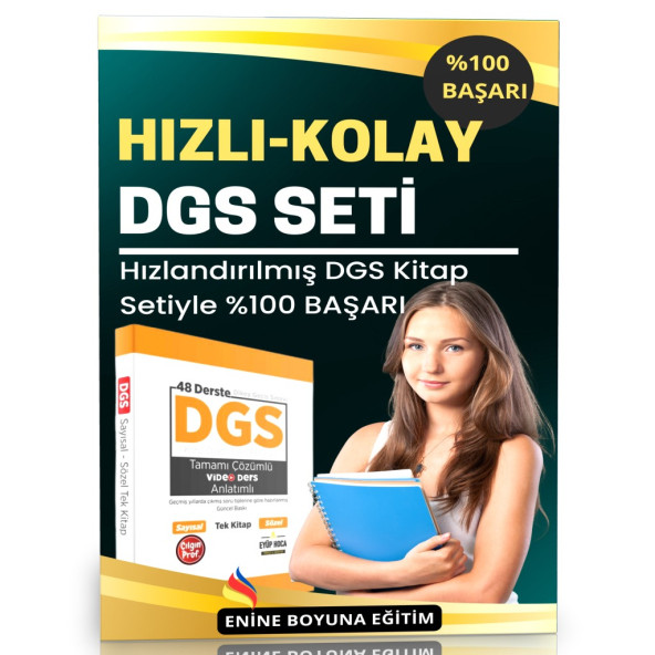 Hızlı-KOLAY DGS Seti (Video ANLATIMLI Süper Kitap)