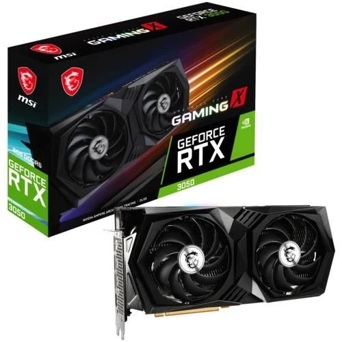 MSI RTX3050 GAMING X 8G 128Bit GDDR6 LHR ürün görseli