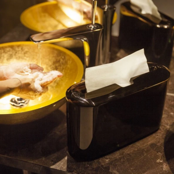 TORK Xpress Tezgah Üstü Z Katlı Havlu Kağıt Dispenseri Siyah (552208) - 5