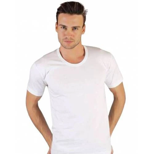 6 Adet Tutku 0104 Erkek Ribana Bisiklet Yaka Fanila Beyaz ürün görseli