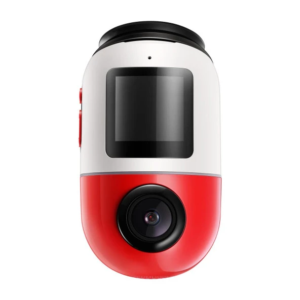70mai X200 Omni 64GB 360° Dönebilen Araç İçi Kamera - Kırmızı & Beyaz