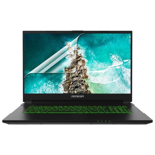 Monster Tulpar T7 Laptop 17.3" Uyumlu Nano Kırılmaz Cam Notebook Ekran Koruyucu
