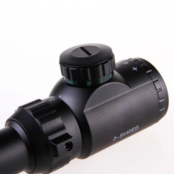 3-9X40 Zoomlu Çıft Işıklı Dürbünü Montaj Kelepçeli - 4