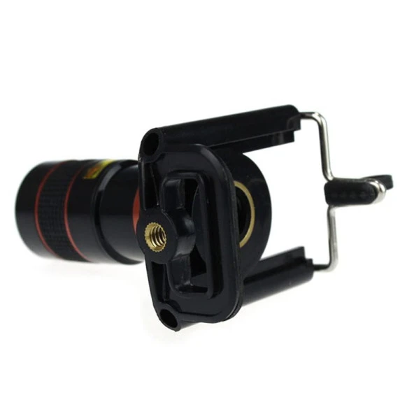 8X18 Zoom Teleskop Telefon Kamera Lensi Mini El Dürbünü - 2
