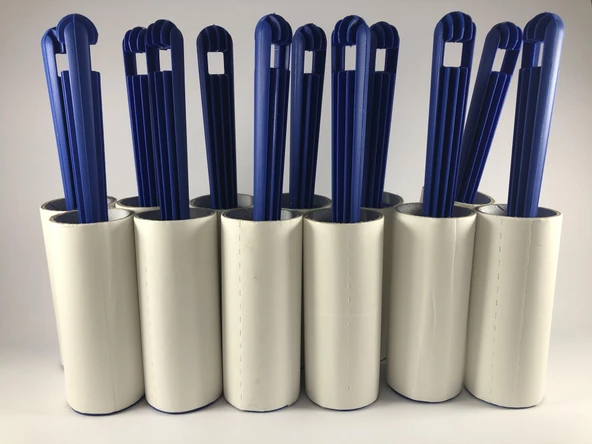 Kedi Köpek Saç Kıl Tüy Toplayıcı Rulo (Her Biri 30 Yaprak) 12 Adet Rulolu Tüy Toplayıcı - 7