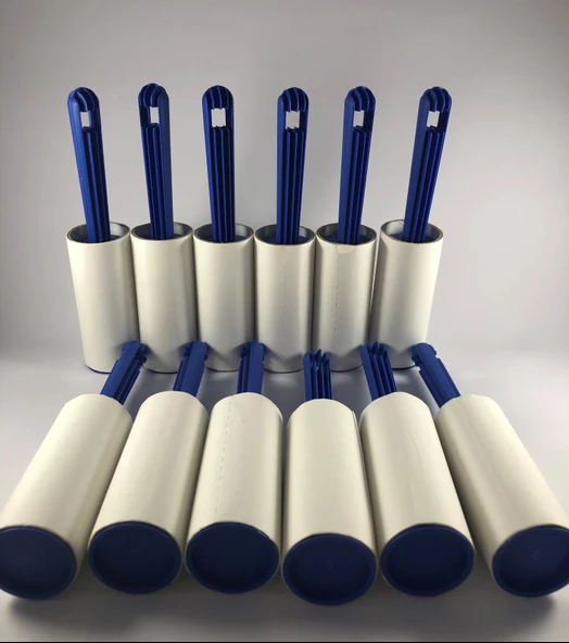 Kedi Köpek Saç Kıl Tüy Toplayıcı Rulo (Her Biri 30 Yaprak) 12 Adet Rulolu Tüy Toplayıcı - 9